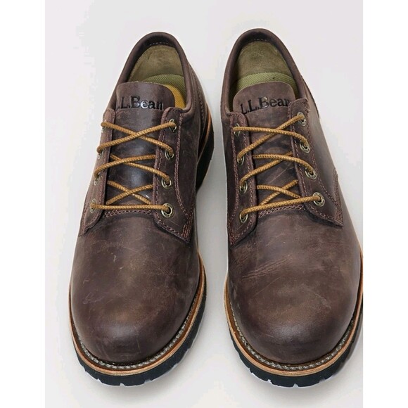 L.L. Bean Other - L.L. Bean Bucksport Plain Toe Leather Shoes Men’s 11M | Vibram Sole | EUC
